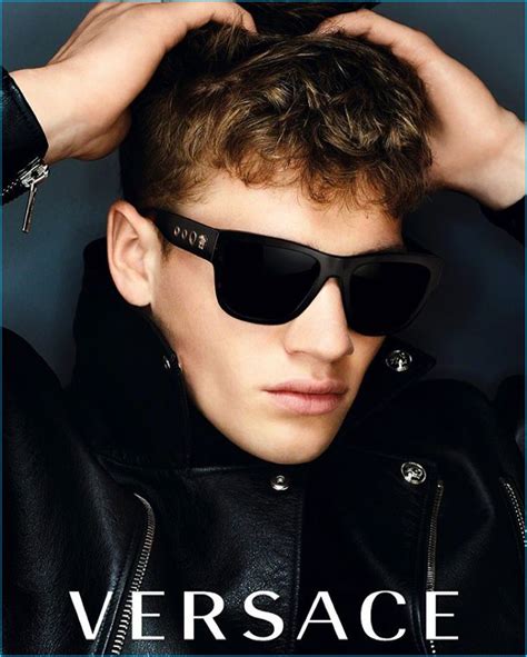 versace eyewear campaign|Versace men's glasses.